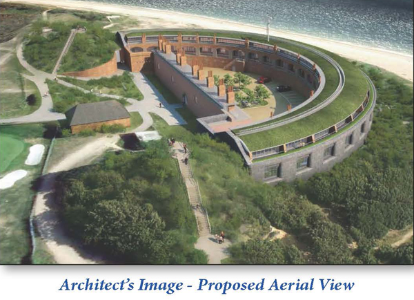 Lot: 59 - VICTORIAN FORT OVERLOOKING THE SOLENT WITH PLANNING FOR RESIDENTIAL CONVERSION - 